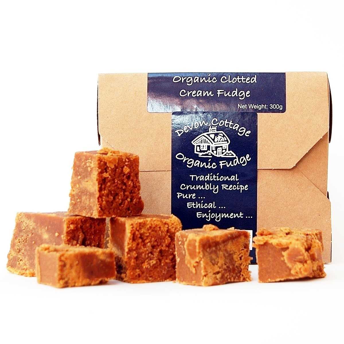 Devon Cottage Organic Fudge Clotted cream fudge Bio Lekker naar
