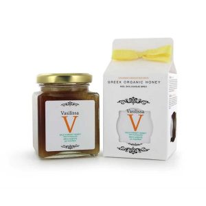 Vasilissa Honey Rauwe Honing met Honingraat 250gr, bio