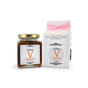 Vasilissa Honey Boshoning met Koninginnegelei en Pollen 250gr, bio