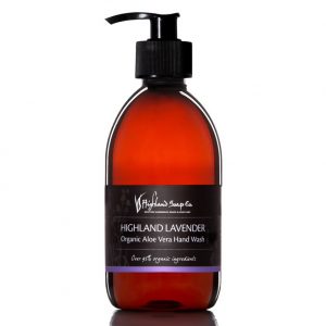 Highland Soap Co. Vloeibare Handzeep Highland Lavendel 300ml, pomp