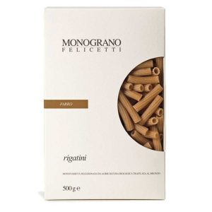 Monograno Felicetti Pasta Rigatini FARRO/Spelt 500g, bio