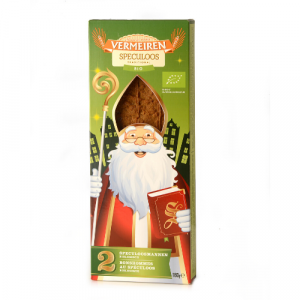 Vermeiren Sinterklaas Speculoos Koeken 160g, bio