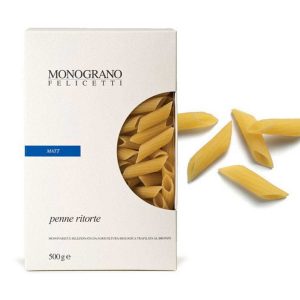 Monograno Felicetti Pasta Penne Ritorte MATT 500g, bio